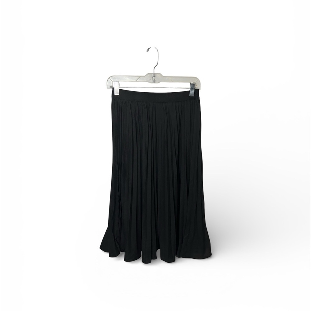 Grace Karin Black Pleated Midi Skirt‎ | Size S